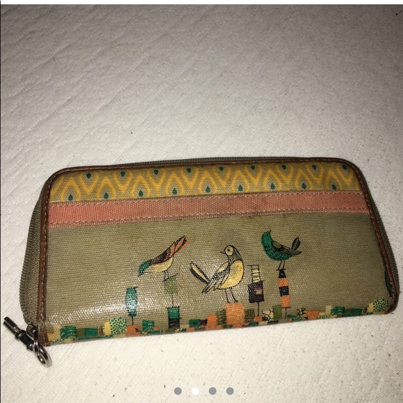 Fossil bird hippie wallet - Picture 2 of 8